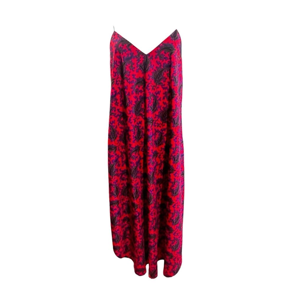 Vintage Natori Womens Nightgown L Floral Slip Dress Y2K Fairy Boho Dark Romance
